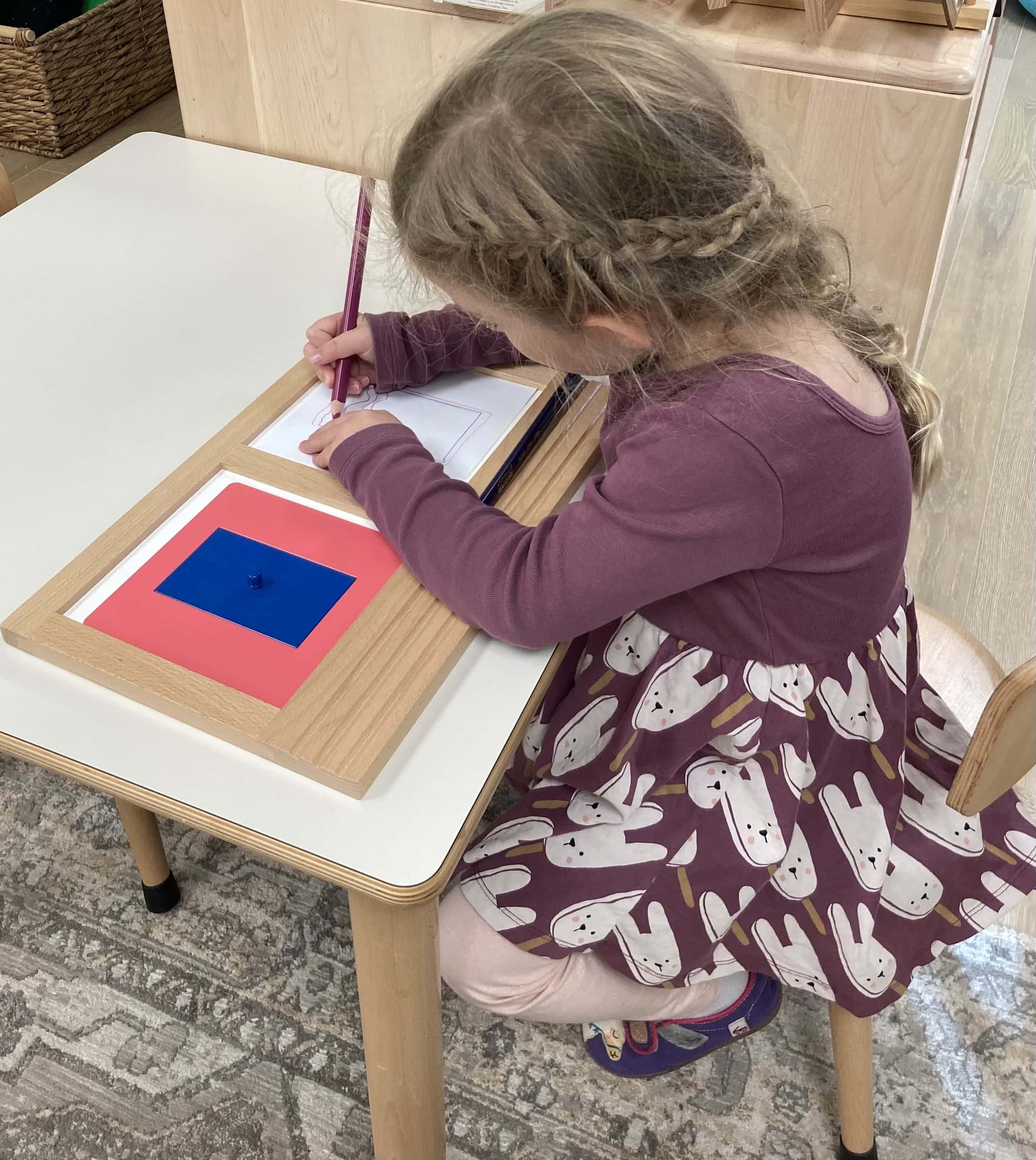 Toddler program activity at Beacon Montessori